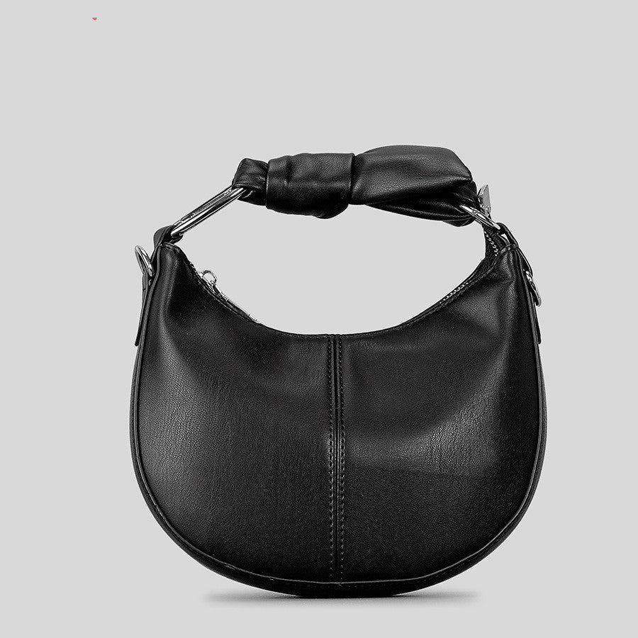 Mini Sac avec Couture Niche et Poignée Nouée