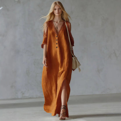 Robe Midi Élégance Naturelle
