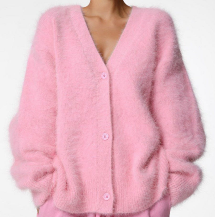 Perlinia Cardigan à Col V, look élégant