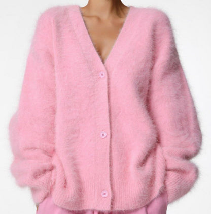 Perlinia Cardigan à Col V, look élégant