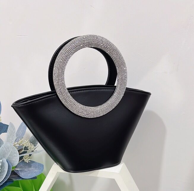 Sac  Poignée Diamant Chic Élégant