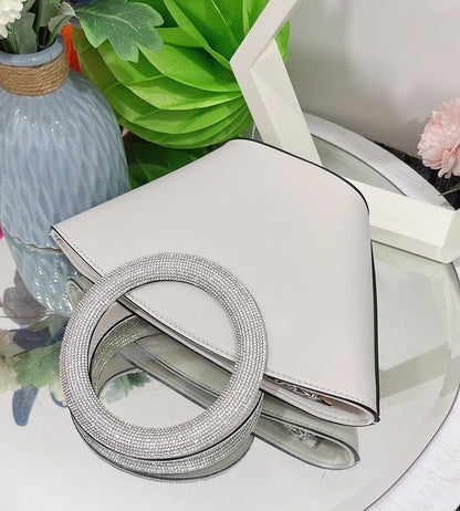 Sac  Poignée Diamant Chic Élégant