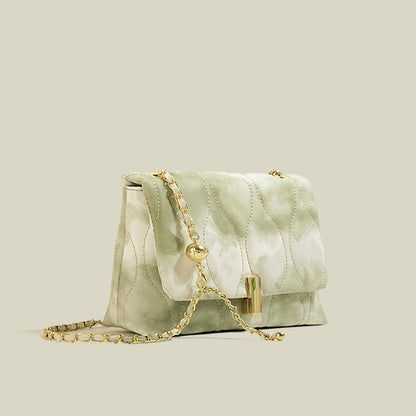 Petit Sac Carré à Bandoulière avec Chaîne
