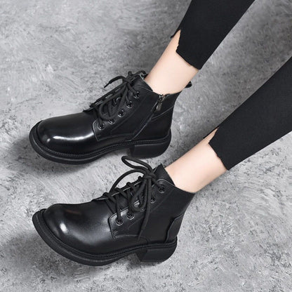 Bottes Martin en cuir souple - classique