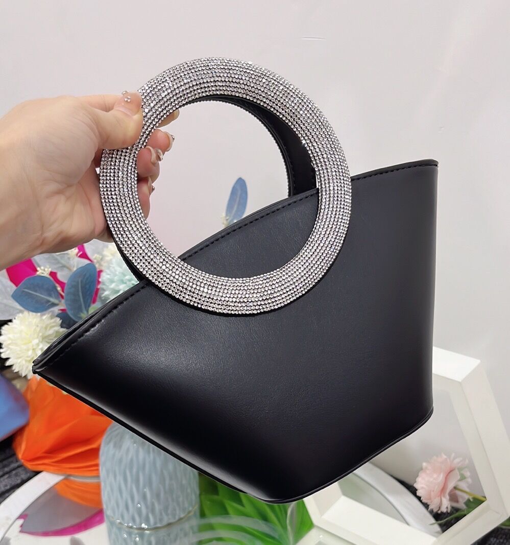 Sac  Poignée Diamant Chic Élégant
