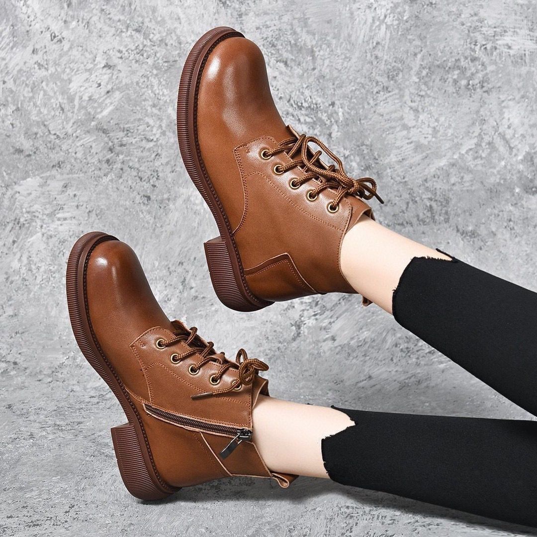 Bottes Martin en cuir souple - classique