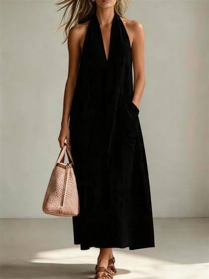 Robe Maxi Dos-Nu Élégance Fluide
