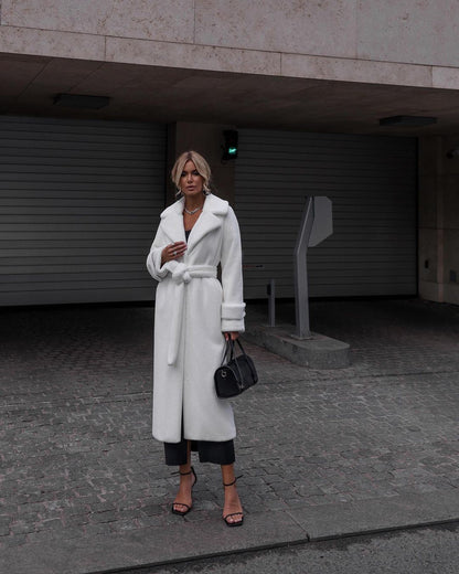 Manteau en fourrure long