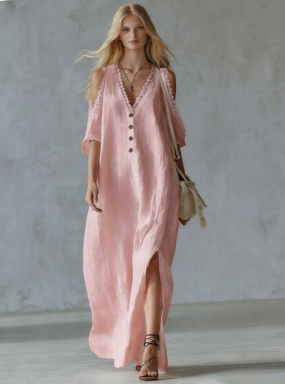 Robe Midi Élégance Naturelle