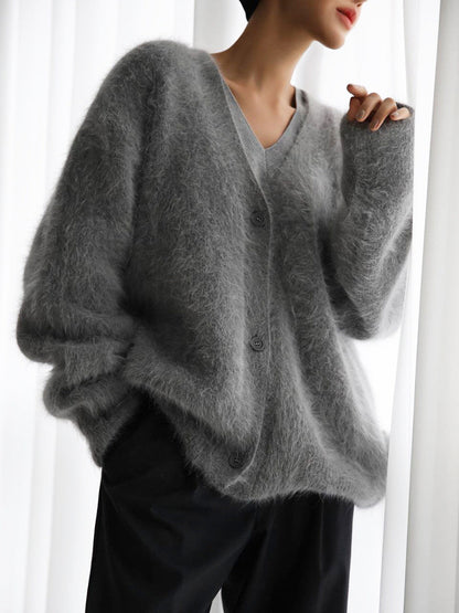 Perlinia Cardigan à Col V, look élégant