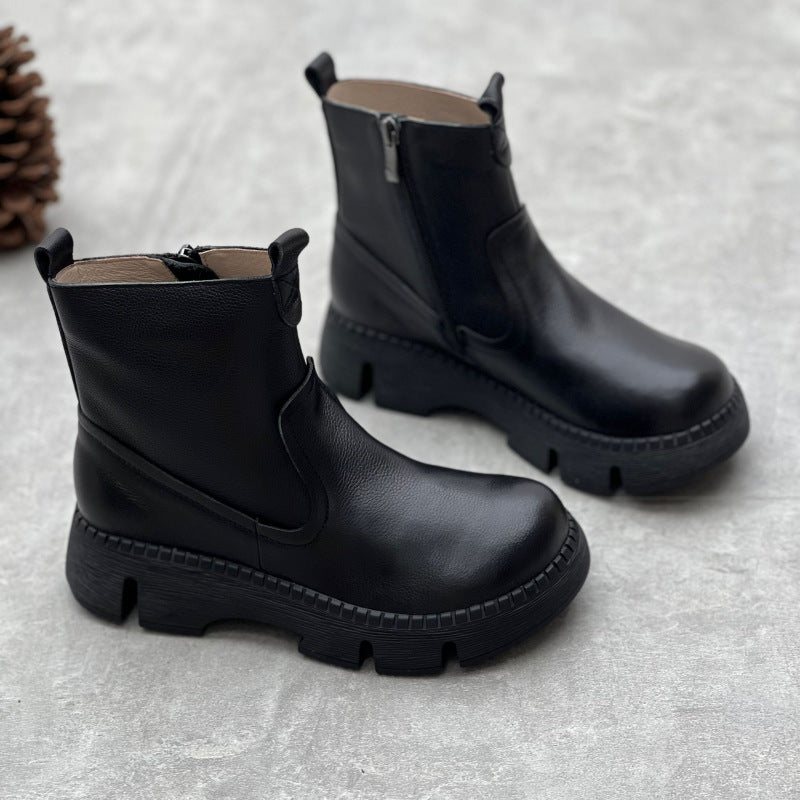 Bottines cuir authentique