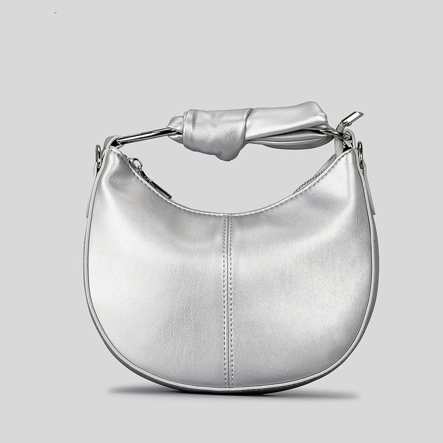 Mini Sac avec Couture Niche et Poignée Nouée