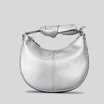 Mini Sac avec Couture Niche et Poignée Nouée