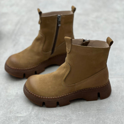 Bottines cuir authentique