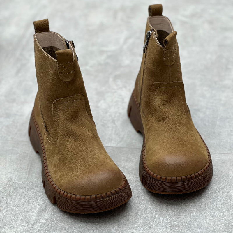 Bottines cuir authentique