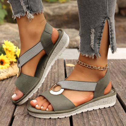 Sandales à Confort ergonomique, style naturel