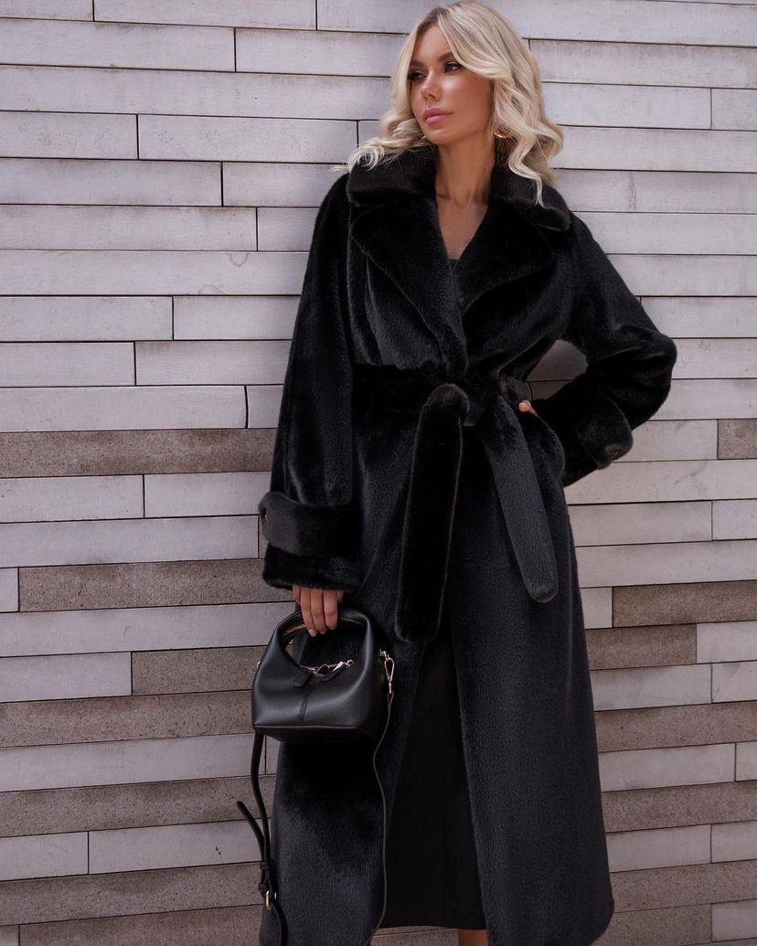 Manteau en fourrure long