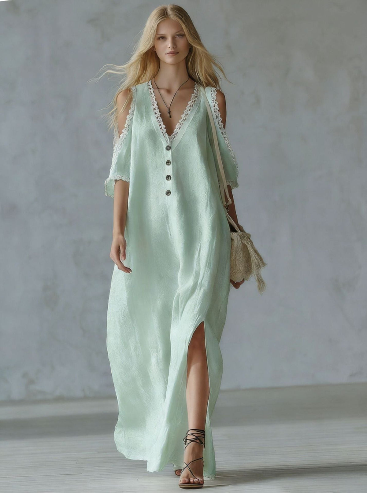 Robe Midi Élégance Naturelle