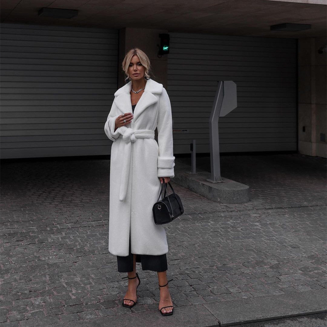 Manteau en fourrure long