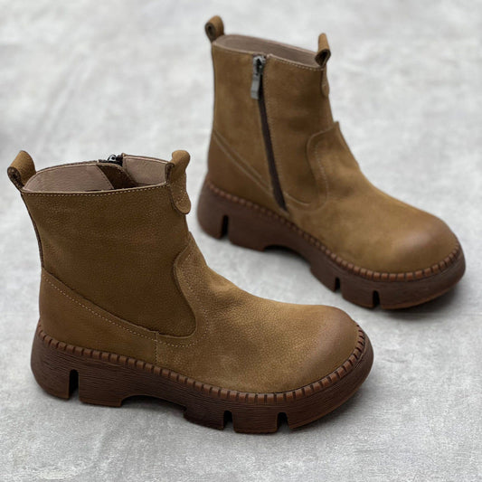 Bottines cuir authentique