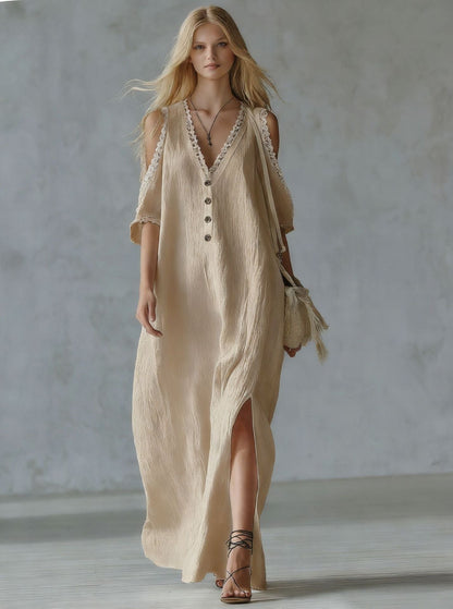Robe Midi Élégance Naturelle