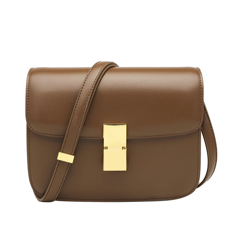Mini Sac en Cuir  - Fermeture Dorée