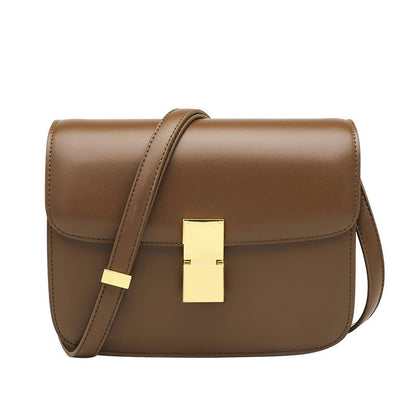 Mini Sac en Cuir  - Fermeture Dorée