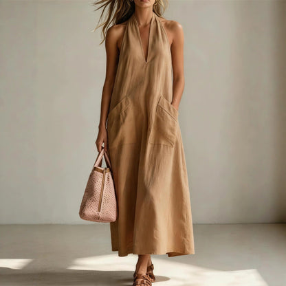 Robe Maxi Dos-Nu Élégance Fluide